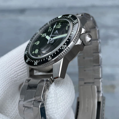 STEELFLIER Official SF787 Dive Luxury Wristwatches Double Calendar NH36 Movement Super Luminous 200M Waterproof Mechanical Watch
