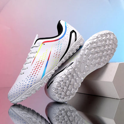 New Men Soccer Shoes High-top Futsal High-quality Cleats Grass Non-Slip Football Boots Match Sneakers Indoor Hot-selling FG/TF