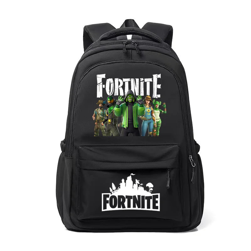 Fortnite Kids Backpack Portable Large Capacity Student Schoolbag Cartoon Printed Shoulder Bag School Supplies for Boys Gift