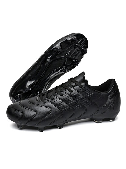 Sport Field AG/FG Soccer Cleats, PU Fabric Sweat-Wicking Upper, TPU Wear-Resistant Sole, Sturdy Durable for Men Women Kids