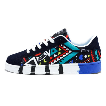 YRZL skateboard shoes for men, canvas sneakers, casual breathable walking shoes, lightweight flat shoes, street trend sport shoe