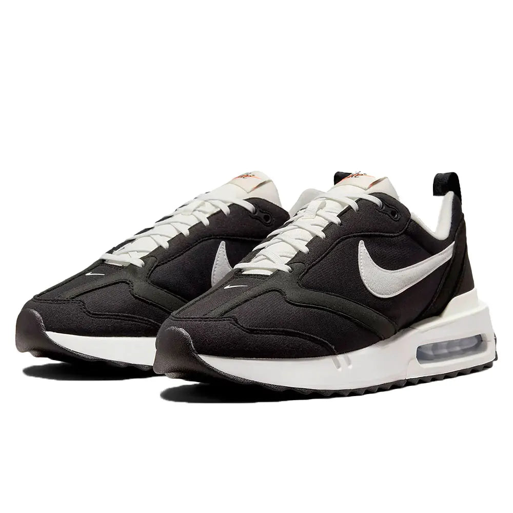 Nike Air Max Dawn Retro Fabric – strapazierfähige, niedrige Freizeit- und Laufschuhe für den Stadtverkehr für Herren, schwarz, DJ3624-001