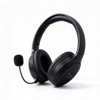 Casque sans fil pour enfants avec micro amovible, Bluetooth 5.4, supra-auriculaire, emplacement pour carte TF, réduction de bruit par IA, pour l'école, les études en ligne et la musique