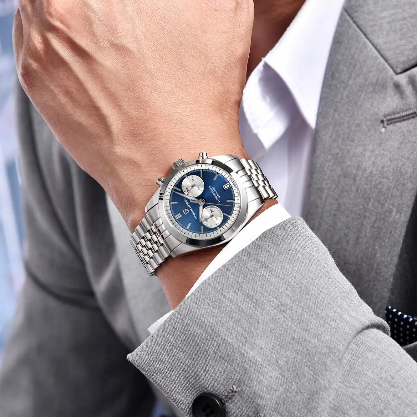 PAGANI DESIGN Pilot Men's Quartz Watches Sports Waterproof WristWatch Sapphire Automatic Watch Relogio Masculino PD1775