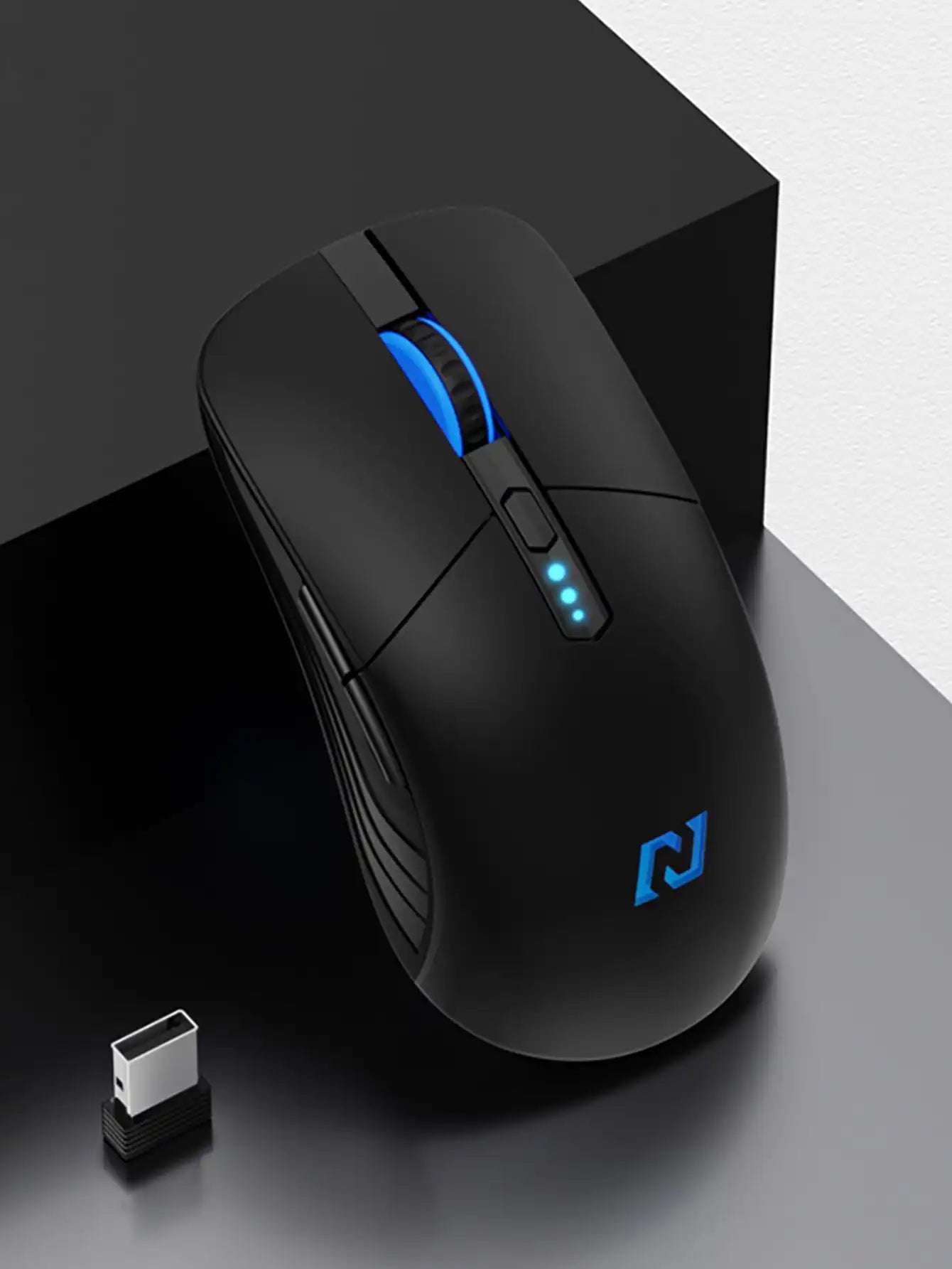 Wireless Mouse, 6 Keys, Silent Office Wireless Mouse, E-Sports Games Non-Slip Wireless Mouse