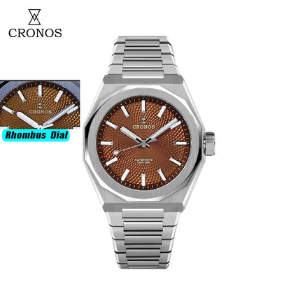 Cronos Luxury Men Watch 36mm Automatic PT5004 Miyota 90S5 Wristwatches Sapphire 10ATM See-through Case Back L6050  reloj hombre