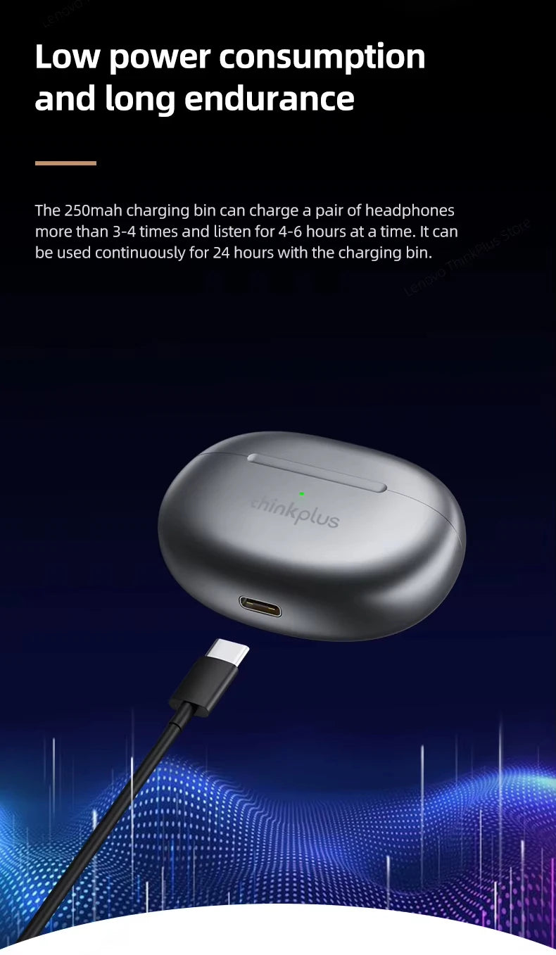 Lenovo LP5 Wireless Bluetooth Earbuds – Lenovo LP5 TWS Earbuds HiFi Stereo Sound, Lenovo LP5 Noise Cancelling Sports Waterproof Bluetooth 5.3 Earbuds with Mic, Lenovo LP5 Wireless Headphones