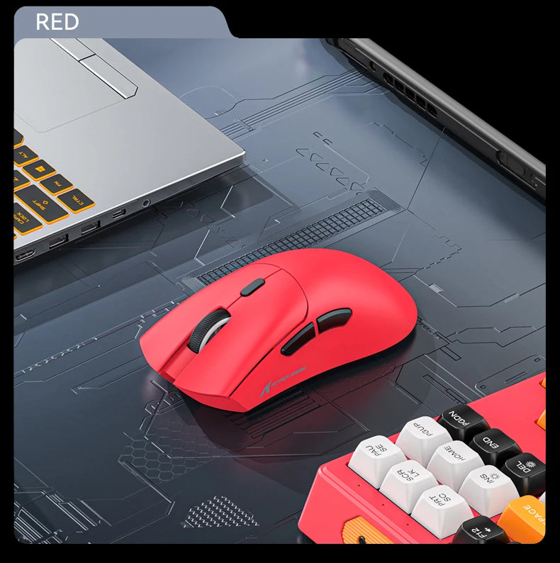 Rato sem fios Attack Shark R1 Bluetooth Gaming, rato viral avaliado por influencers, sensor PAW3311, taxa de atualização de 1000Hz