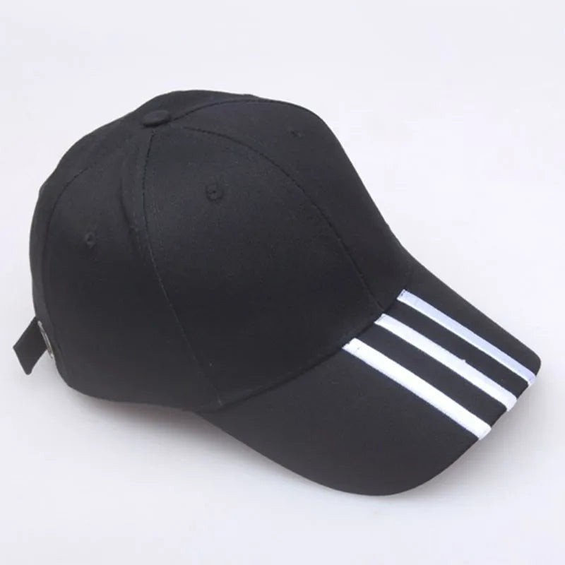 Baseballkasketter til mænd Casual bomuldsbroderede stribede snapback-hiphop-kasketter til kvinder Udendørs sportskasketter til mænd Gorras