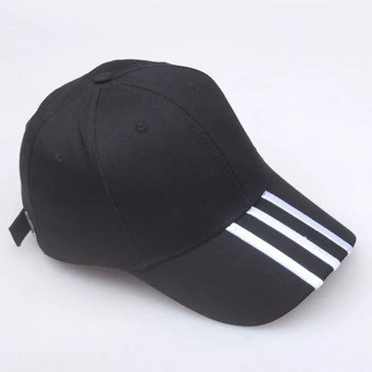 Baseballkasketter til mænd Casual bomuldsbroderede stribede snapback-hiphop-kasketter til kvinder Udendørs sportskasketter til mænd Gorras