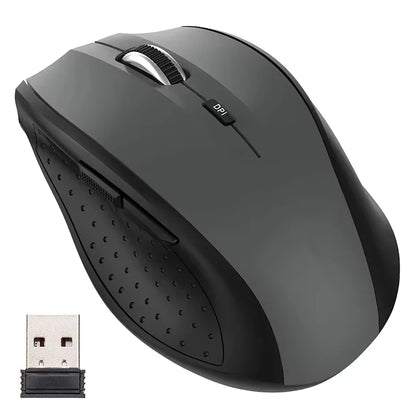 Wireless Mouse Silent 2.4G Wireless Mouse, Portable Optical Wireless Mouse with Adjustable 1600 DPI, USB Nano Receiver, Silent Wireless Mouse for Laptop, PC, MacBook & Notebook