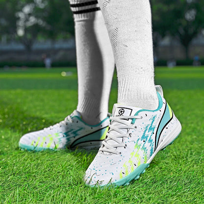 Chaussures de football professionnelles pour enfants, chaussures d'entraînement en plein air, chaussures de sport pour garçons et filles, chaussures de Futsal antidérapantes pour enfants