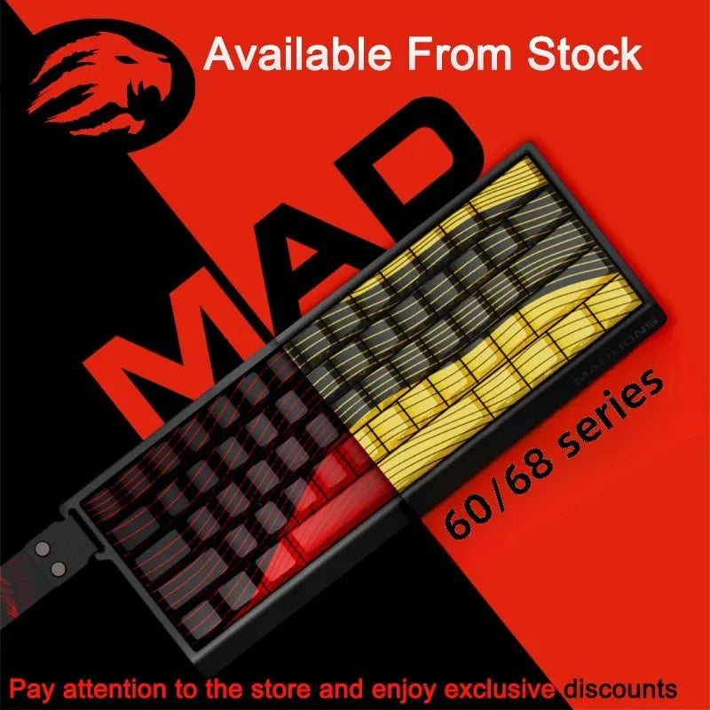 Teclado gaming FGG MAD60 RGB de eje magnético, dedicado para juegos, con hot-swap completo de teclas, respuesta rápida y personalización de nivel inicial