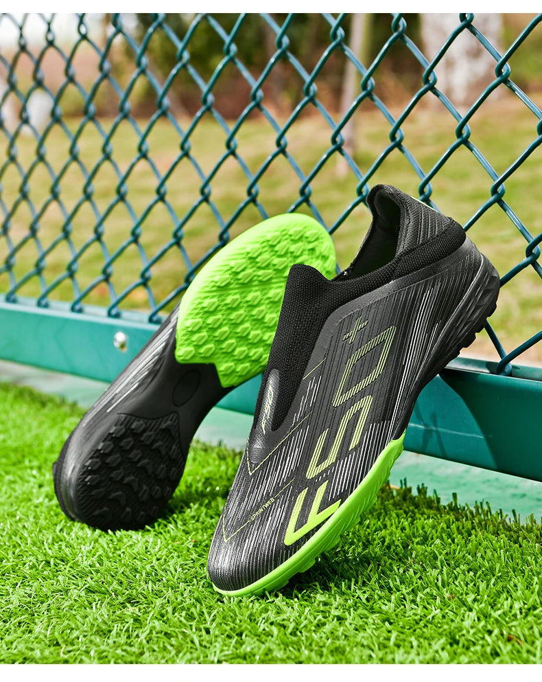 New Men Football Boots Non-Slip Match Grass Cleats High-top High-quality Soccer Shoes Futsal Sneakers Indoor Hot-selling Outdoor