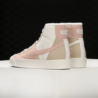 Nike Official Genuine BLAZER Pioneer — Sapatilhas casuais desportivas de cano alto para mulher DO7445-261