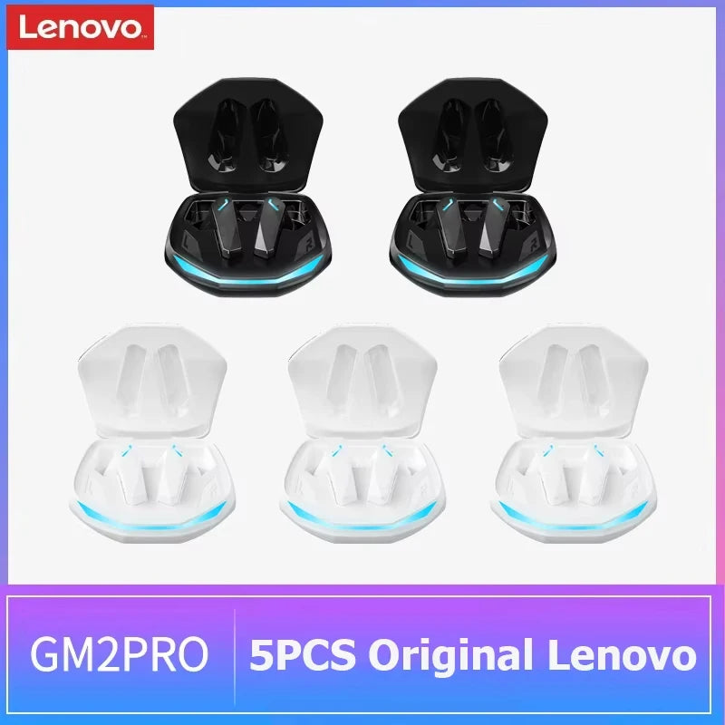 Lenovo GM2 Pro TWS kabellose Bluetooth 5.3-Ohrhörer – HD-Kopfhörer mit Touch-Steuerung und Mikrofon, wasserdichte Sport-Kopfhörer