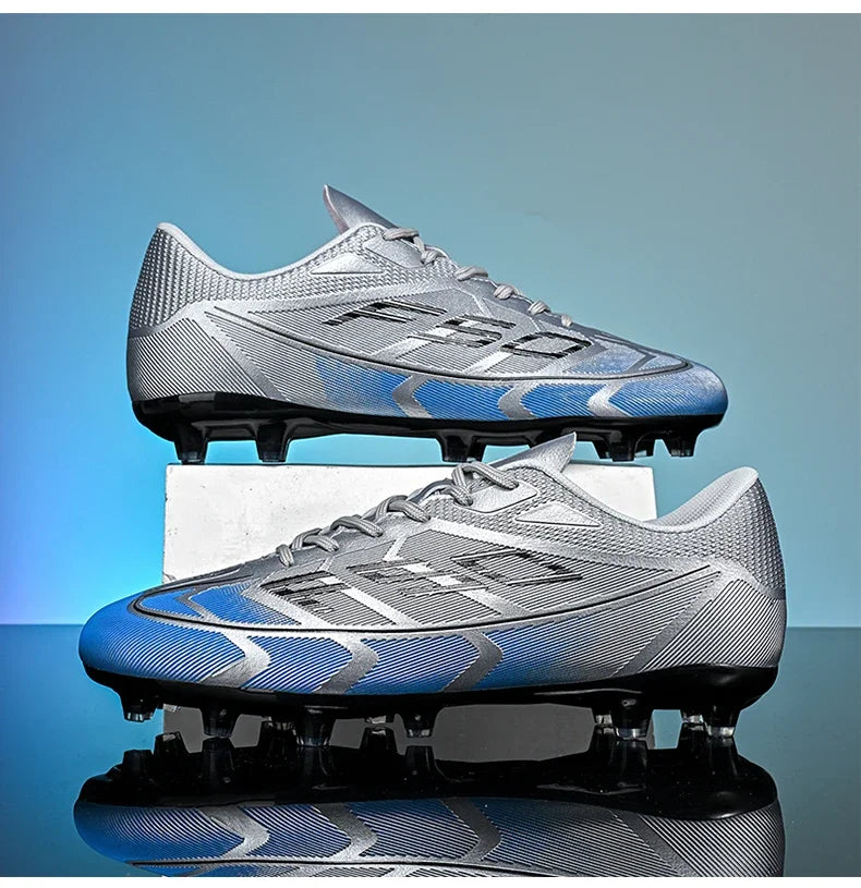 Nouvelles chaussures de football pour hommes, chaussures de sport respirantes, antidérapantes, de haute qualité, chaussures de football pour match en plein air, futsal, haute cheville, ultralégères