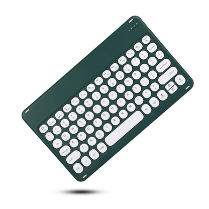 10 in Wireless Keyboard For Apple Xiaomi Huawei Samsung Bluetooth Mouse For iOS Android Windows System Round Keycaps Big Battery