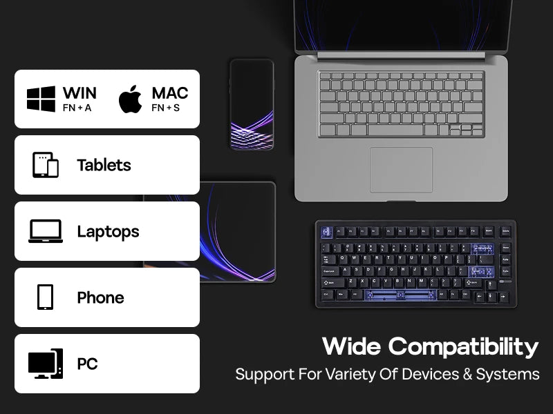EPOMAKER HE80 75% dispunere QWERTY SUA, tastatură mecanică magnetică cu efect Hall, cu cablu, garnitură cremoasă, cu schimbare la cald, DKS SOCD pentru PC/Mac