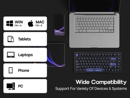 EPOMAKER HE80 75% dispunere QWERTY SUA, tastatură mecanică magnetică cu efect Hall, cu cablu, garnitură cremoasă, cu schimbare la cald, DKS SOCD pentru PC/Mac