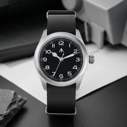 Militado ML08 V2 Vintage Quartz Watch Military VH31 Movement  Double Sapphire Crystal C3 BGW-9 Luminous Waterproof 38mm Watch
