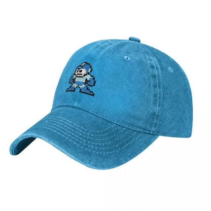 Cappellino da baseball Megaman 8 bit, nuovo, carino, vintage, di lusso, da uomo e da donna