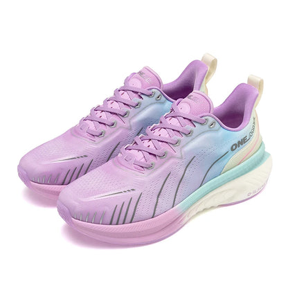 ONEMIX New Cushioning Running Shoes For Men Suitable for Heavy Runners Lace-Up Sports Women Non-slip Outdoor Athletic Male Sneakers
