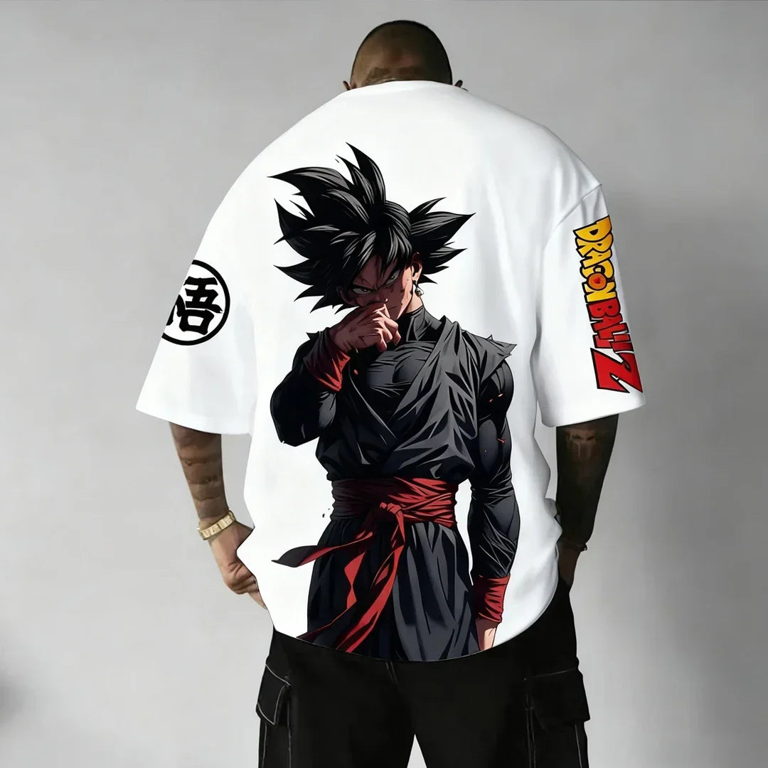 Dragon Ball Japanese Anime Printed Men's T-Shirt Majin Buu Boys Children Harajuku Short Sleeve Kids Goku T-shirt Summer Clothing