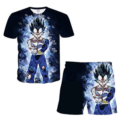 Conjunto infantil de verano Dragon Ball 2026: camiseta y pantalones cortos para niño, set de 2 piezas