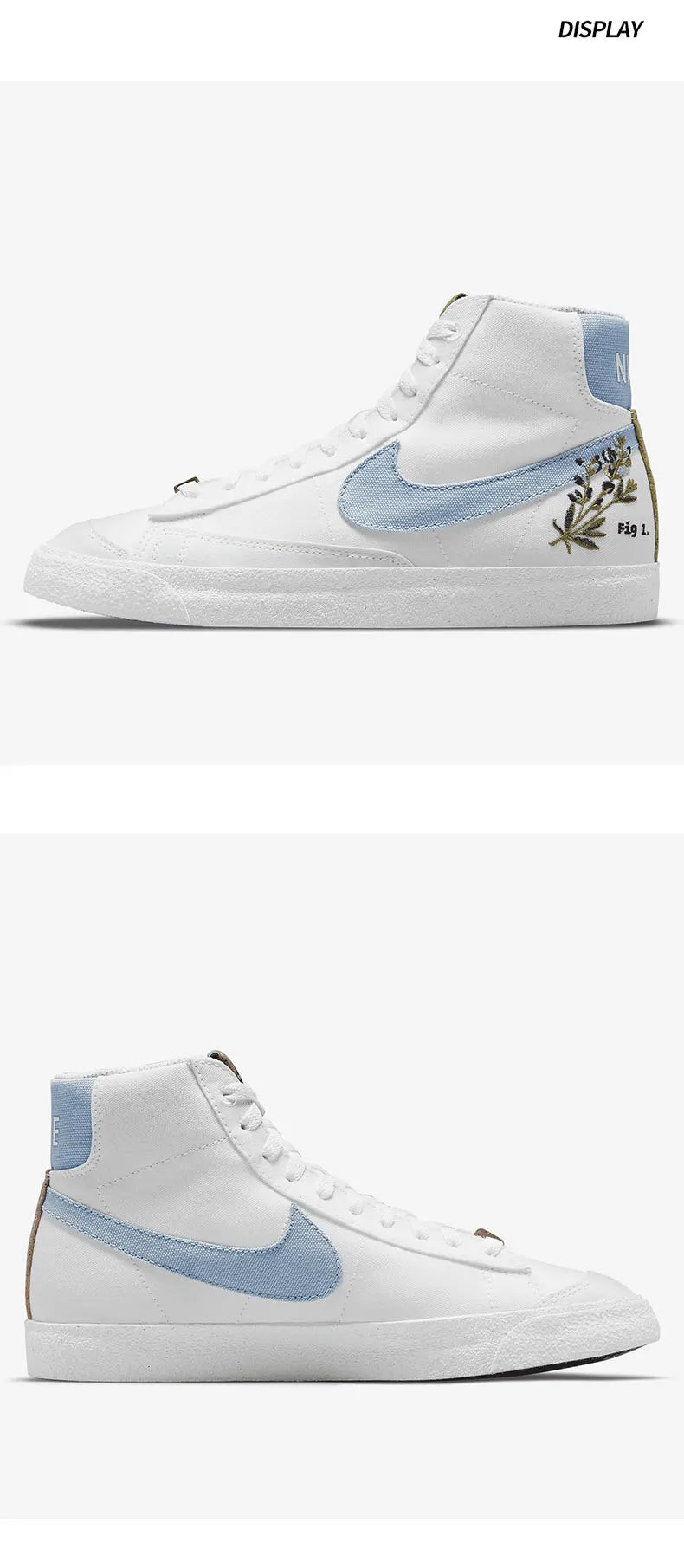 Nike Authentic Blazer damskor i skumgummi, klassiska sport- och fritidssneakers DC9265-100