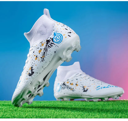New Men's Professional Soccer Shoes Non-slip Football Boots Unisex Breathable Futsal Sports New Cleats Drop Shipping Ultralight