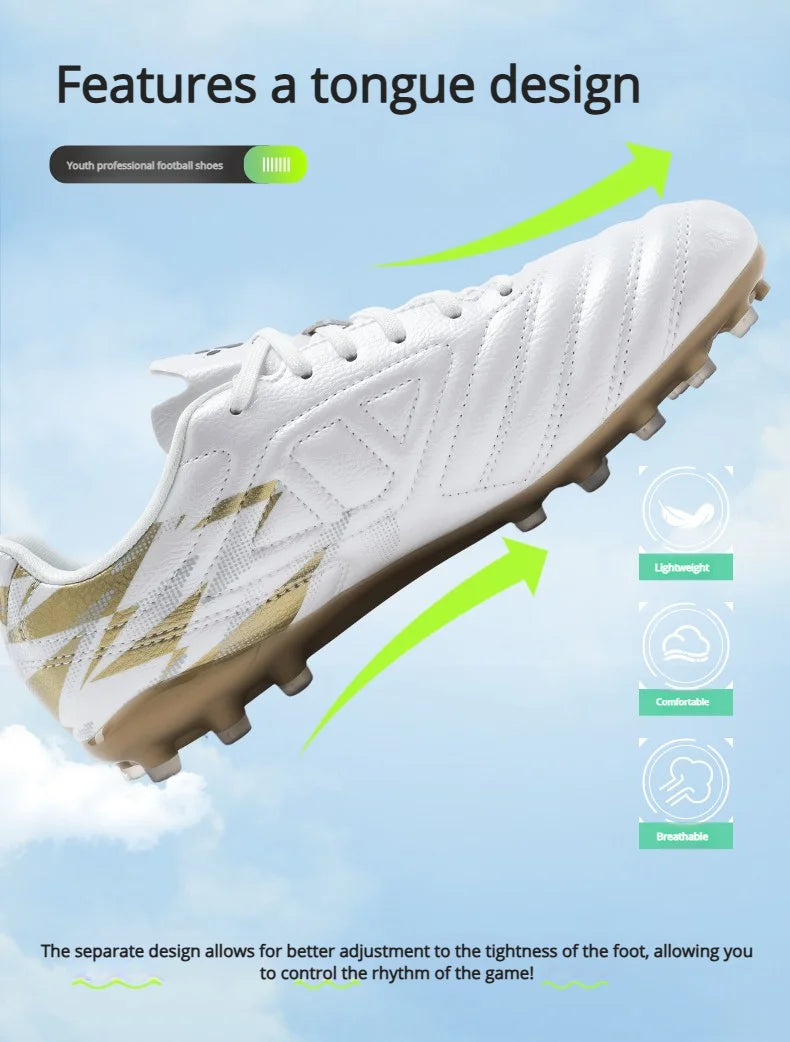 Scarpe da calcio Kelme da uomo MG, scarpe da calcio junior con tacchetti corti, scarpe professionali per competizione e allenamento, scarpe da calcio per ragazze