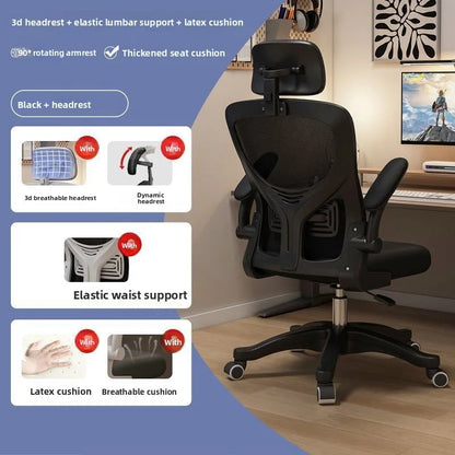Sedia da gaming ergonomica per dormitorio e ufficio, ideale per lunghe sessioni, comoda sedia per scrivania e computer, sedia da gaming confortevole