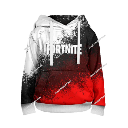 Fortnite Couple Wear Men's and Women's Sweater Children's Printed Casual Hoodie Student Outdoor Sports Simple Long-Sleeved