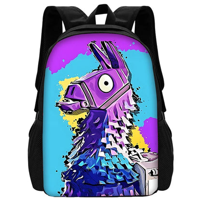 Mochilas infantis Classic Game Fortnites para meninos e meninas, presente de aniversário para estudantes, mochilas escolares unissexo para criança, mochila de campismo durável