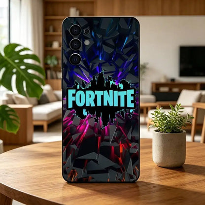 F-Fortnites-PC Game Phone Case For Samsung S25, S24, S21, S22, S23, S30, Ultra, S20, Plus, Fe, Lite, Note, 10, Black Cover