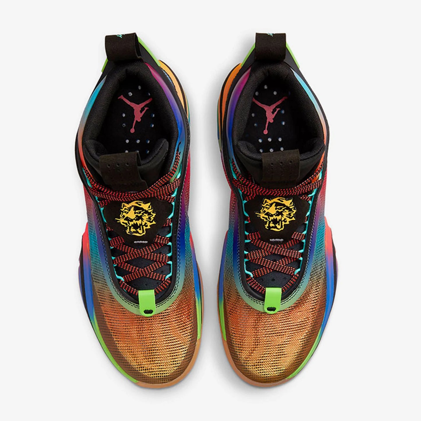Sapatilhas de Basquetebol Nike Authentic Jordan Unissexo Rainbow Mid-Top Duráveis DN4200-064
