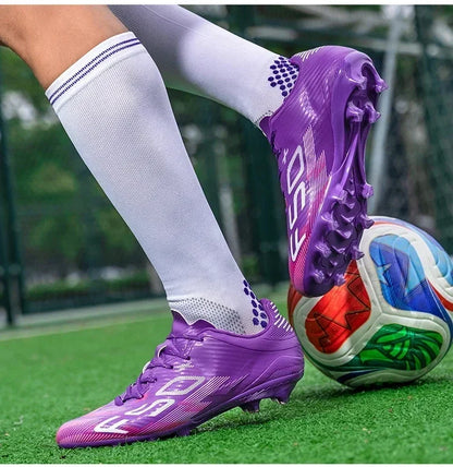 Nouvelles chaussures de football pour hommes, adaptées à la pratique sur gazon, ultralégères, antidérapantes, baskets de sport pour activités de plein air, chaussures de football professionnelles, chaussures d'entraîne