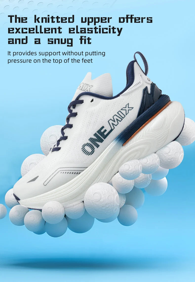 ONEMIX 2026 Jogging Running Shoes, Unisex Lightweight Sneakers, Road Wear-Resistant Fashion Sports Fitness Shoes
