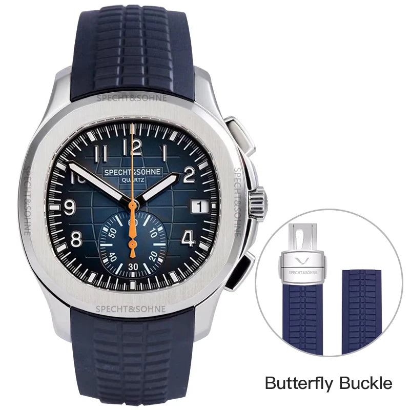 Dropshipping 2026 Best Selling Products Wristwatches For Men Specht&Sohne Male Quartz Sports Watches Rubber Strap Waterproof