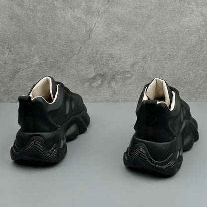 Plus Size Men's 2026 New Dad Sneakers Thick Platform Sole Fashion Versatile Casual Athletic Shoes Trendy Comfortable Daily Shoes