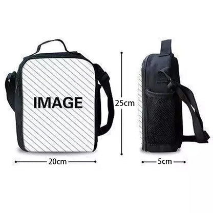 Hot Game Shooting Fortnite Child Insulated Large Capacity Bag for Boys and Girls, Student Outdoor Reusable Thermal Cooler Lunch Box