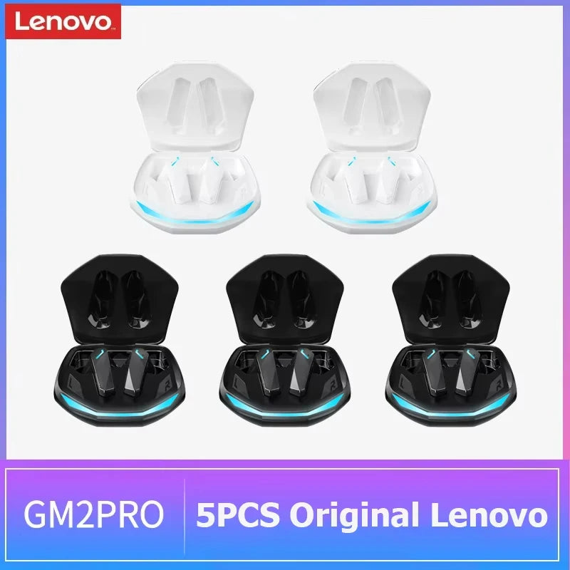 Lenovo GM2 Pro TWS kabellose Bluetooth 5.3-Ohrhörer – HD-Kopfhörer mit Touch-Steuerung und Mikrofon, wasserdichte Sport-Kopfhörer
