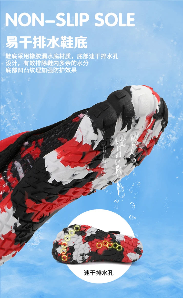 Water Shoes Barefoot Shoes Hiking Shoes Water Socks,Suitable for:Water Sports Quick Dry Swimming Shoes Wading Shoes Anti-slip