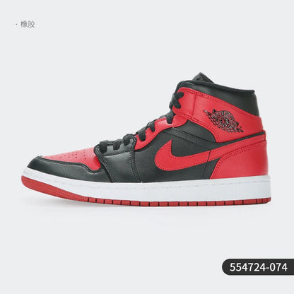 Nike Authentic AIR JORDAN 1 Sapatilhas casuais desportivas clássicas para homem 554724-074
