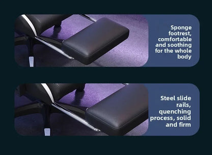 Silla gaming ergonómica para oficina en casa, largas jornadas y streamers, ajustable, reclinable, ligera y duradera