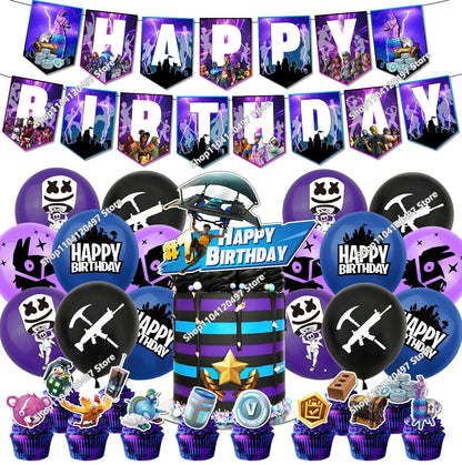 Conjunto de 8 Figuras Fortnite Anime em PVC — Bonecos Trooper Colecionáveis para Fãs, Crianças, Aniversário e Natal