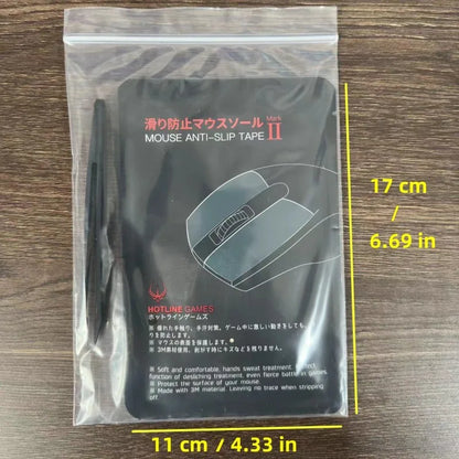 Cinta antideslizante Hotline Games para ratón Logitech G305 G203 G102 G304, almohadillas resistentes al sudor y adhesivos laterales antideslizantes para ratón