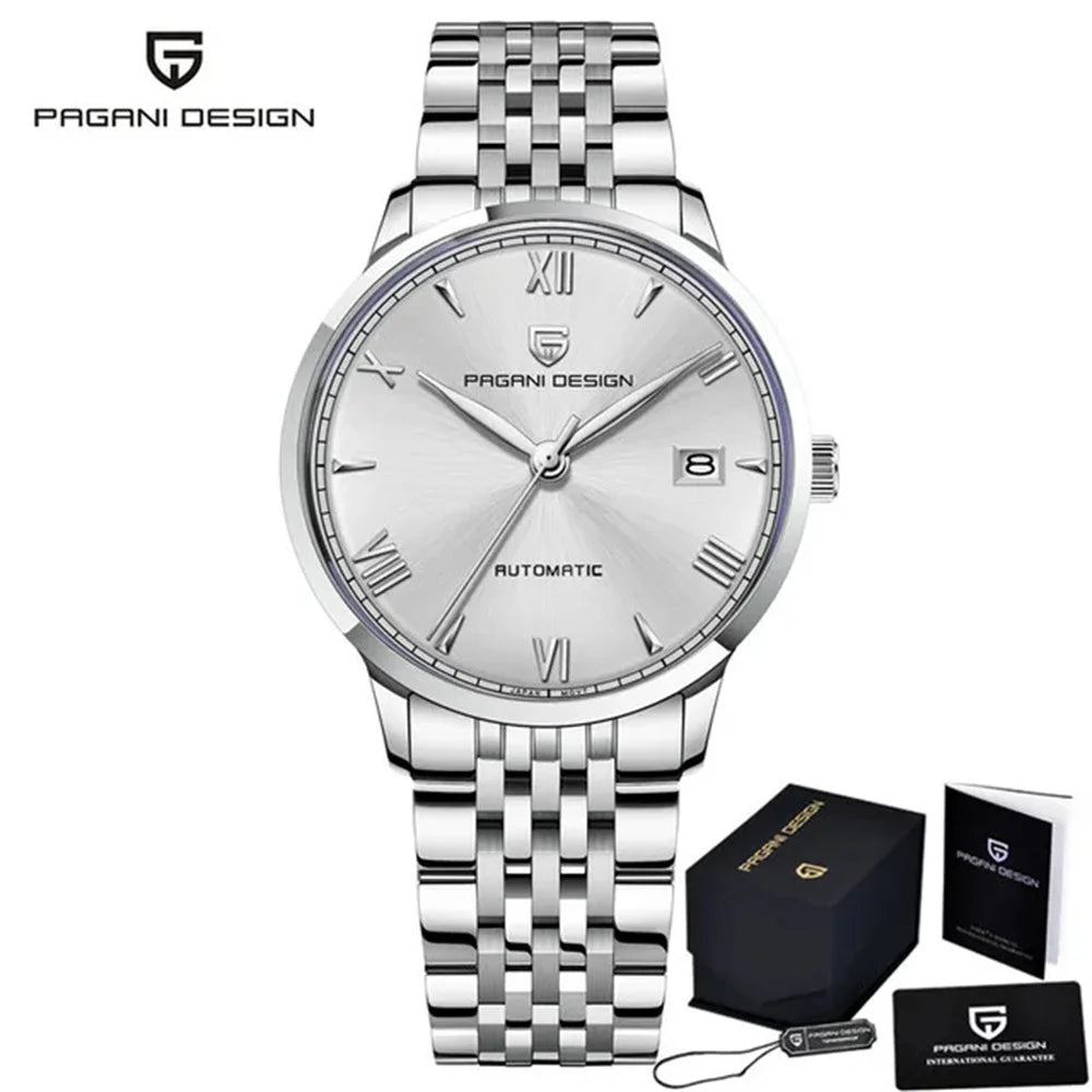 PAGANI DESIGN 40MM Pilot Men Mechanical Watch Luxury Sapphire Glass Automatic Watch 100M Waterproof NH35 Wristwatch For Men