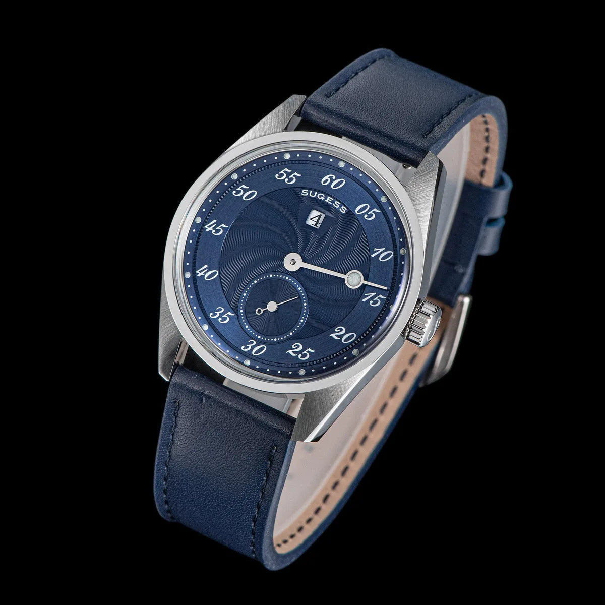 Sugess Watch of Men Automatic Mechanical Wristwatches ST1721 Movement Luminous Simple Fashion Clock Waterproof Glass S451 New